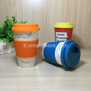 Custom na heat resistant silicone holder para sa tasa ng kape